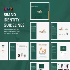 Brand Identity Guidelines Template | Customizable & Professional