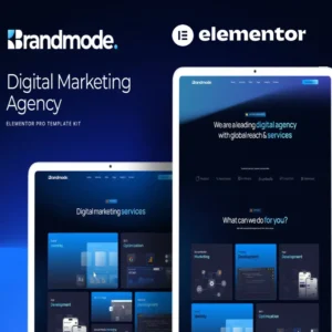 Brandmode – Digital Marketing Agency Elementor Template Kit